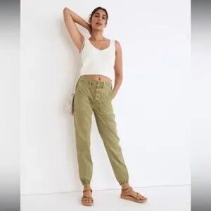 Madewell Griff Pull-On Tapered Fatigue Cargo Pants